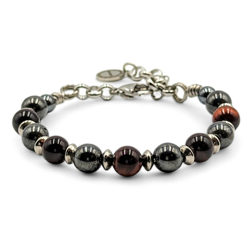 Bracciale - Occhio di Tigre/Ematite