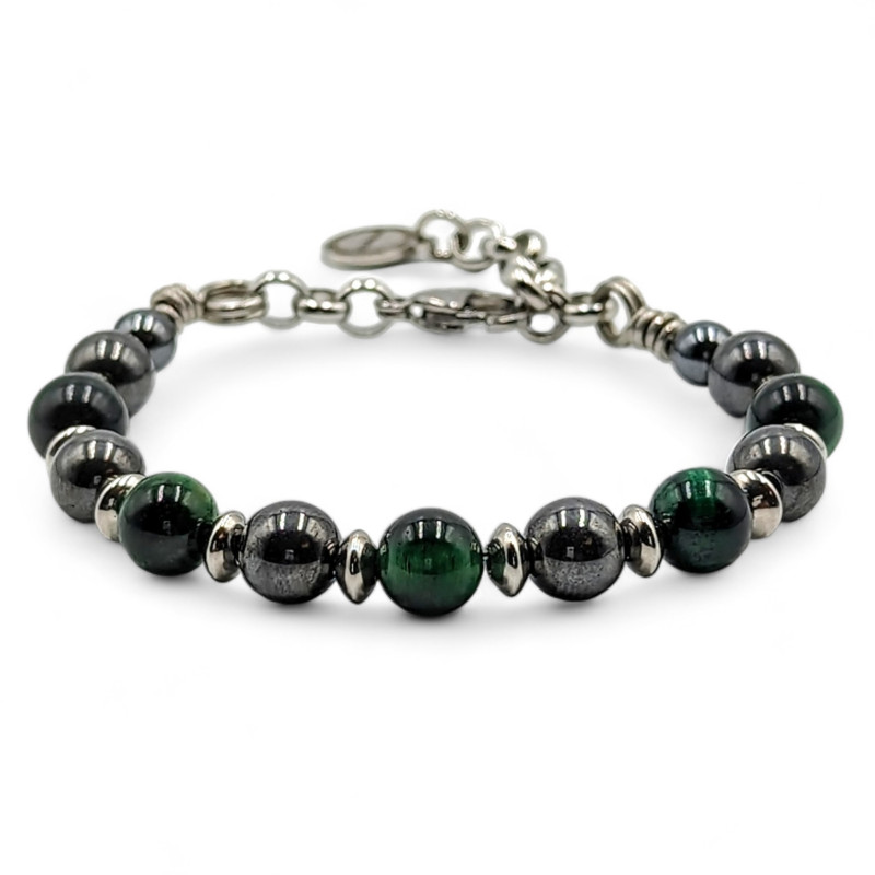 Bracciale - Occhio di Tigre/Ematite