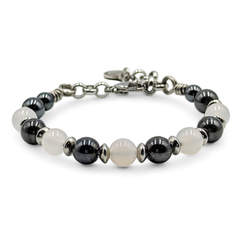 Bracciale - Onice/Ematite