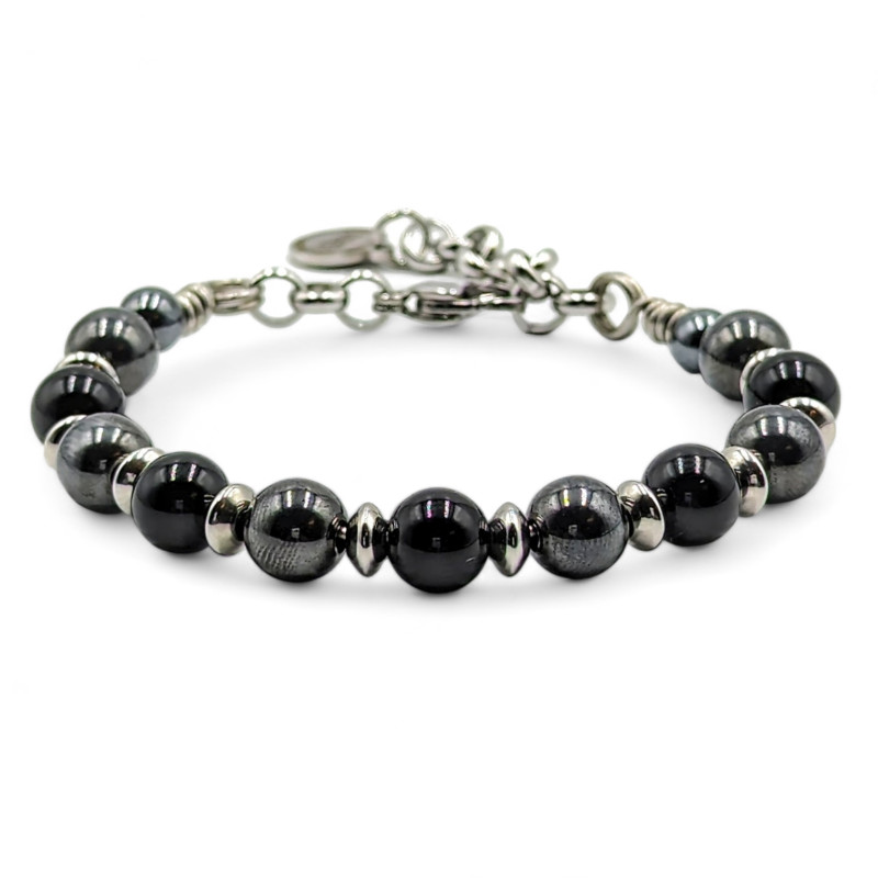 Bracciale - Onice/Ematite